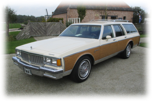 Pontiac Parisienne Brougham stationwagon 1983